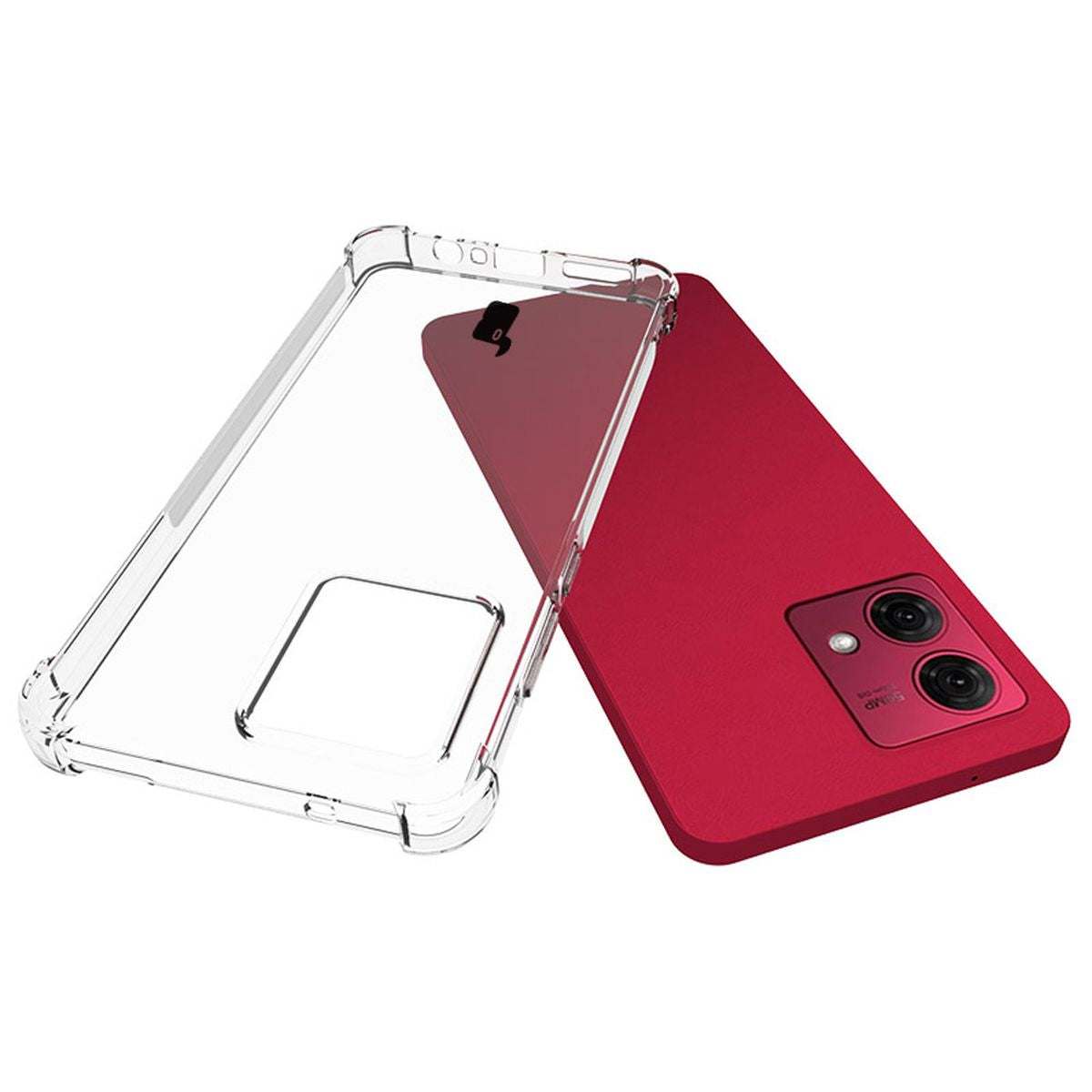 Flexible Schutzhülle für Motorola Moto G84 5G, Bizon Case Salpa, Transparent
