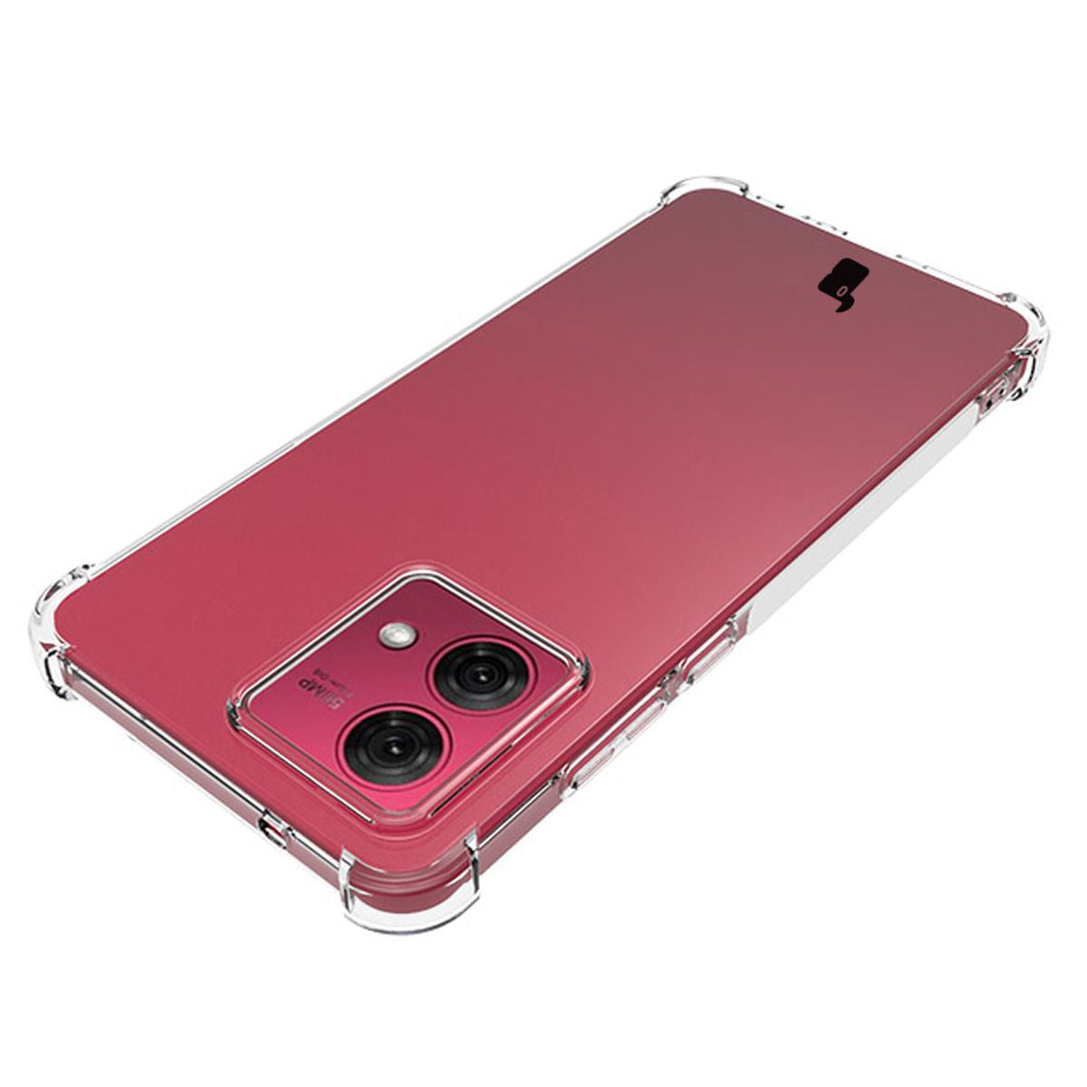 Flexible Schutzhülle für Motorola Moto G84 5G, Bizon Case Salpa, Transparent