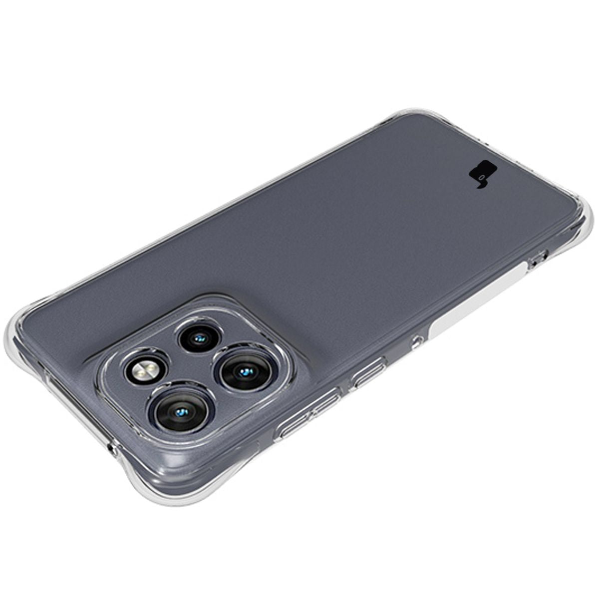 Flexible Handyhülle für Motorola Edge 50 Neo / 60 Neo, Bizon Case Salpa, Transparent