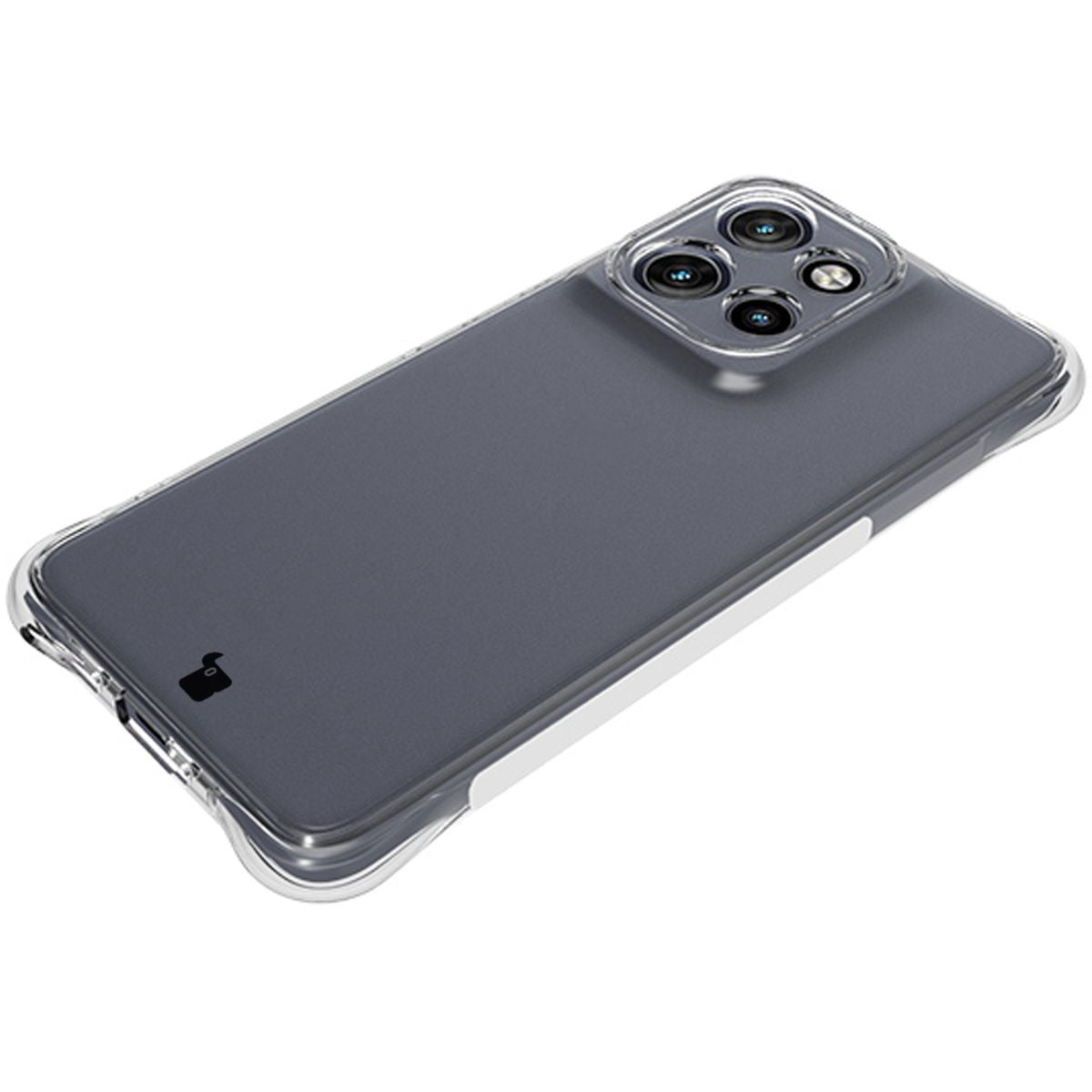 Flexible Handyhülle für Motorola Edge 50 Neo / 60 Neo, Bizon Case Salpa, Transparent