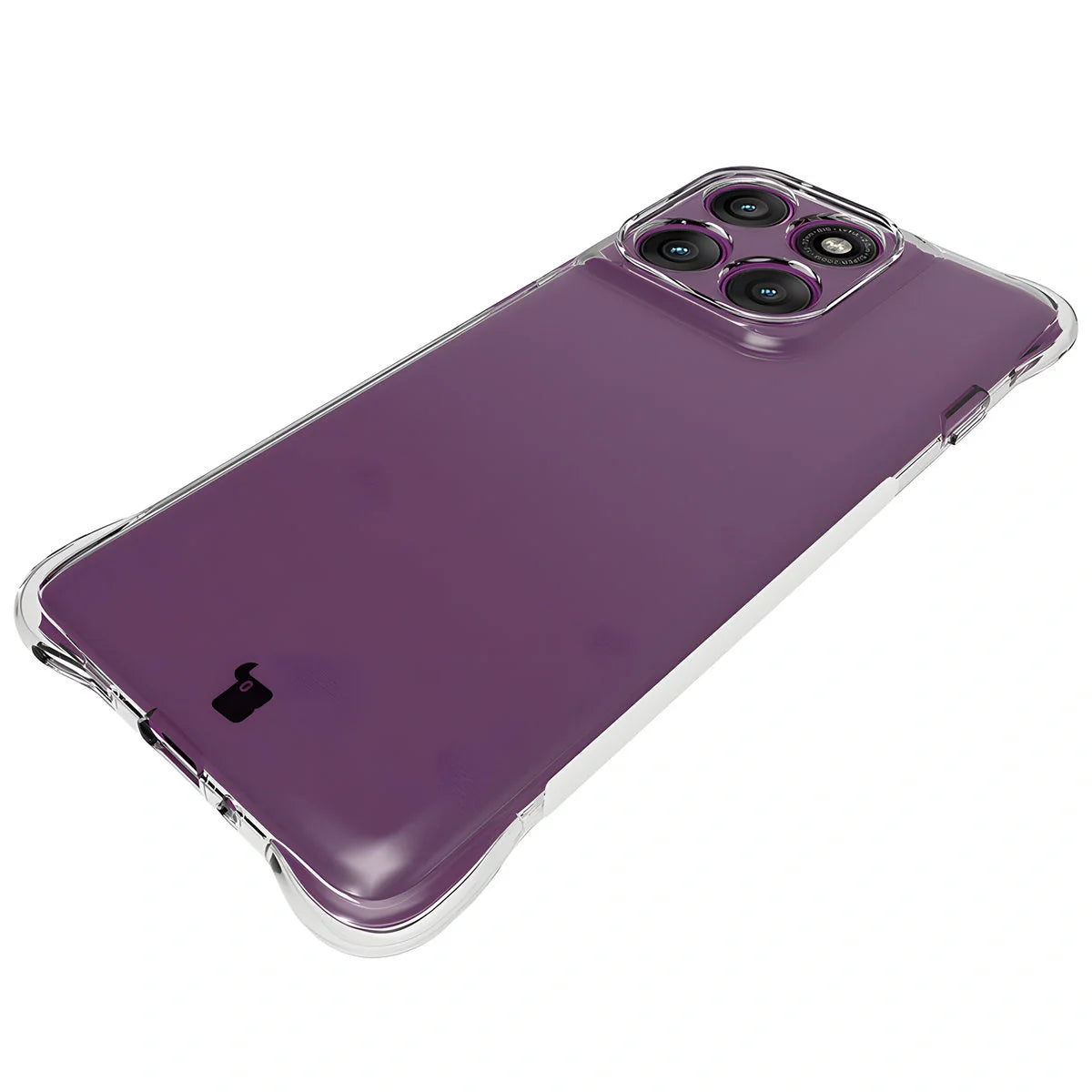 Flexible Handyhülle für Motorola Edge 60 Pro, Bizon Case Salpa, Transparent