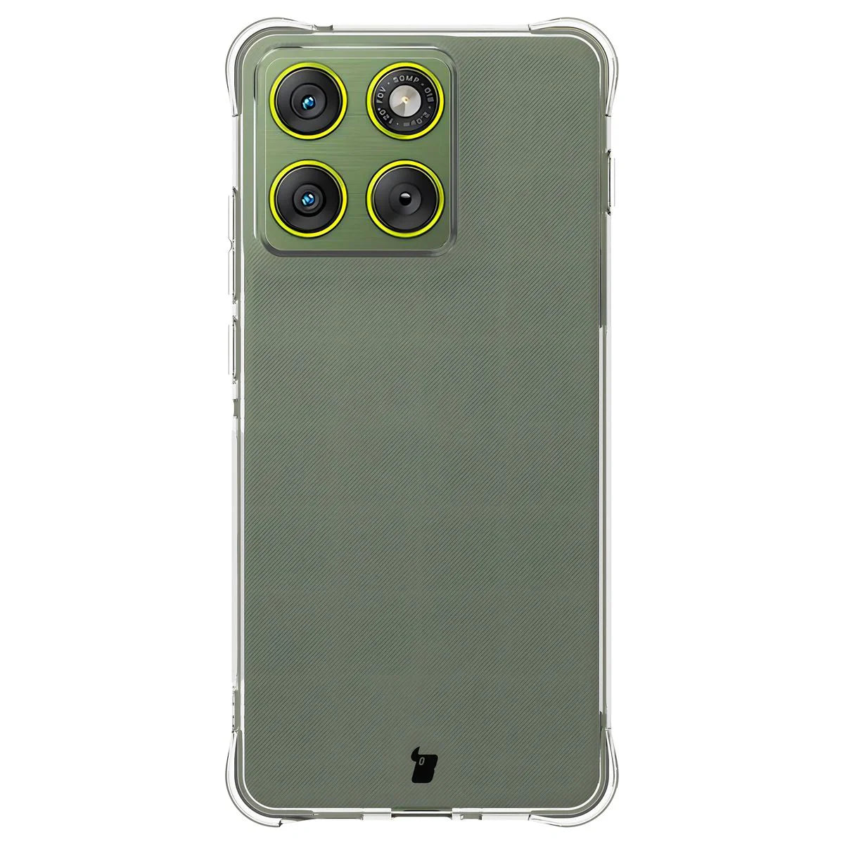 Flexible Handyhülle für Motorola Edge 70, Bizon Case Salpa, Transparent