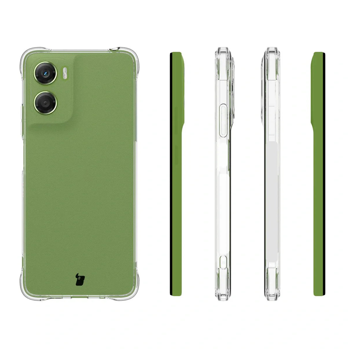 Flexible Handyhülle für Motorola Moto G06 4G / G06 Power 4G, Bizon Case Salpa, Transparent