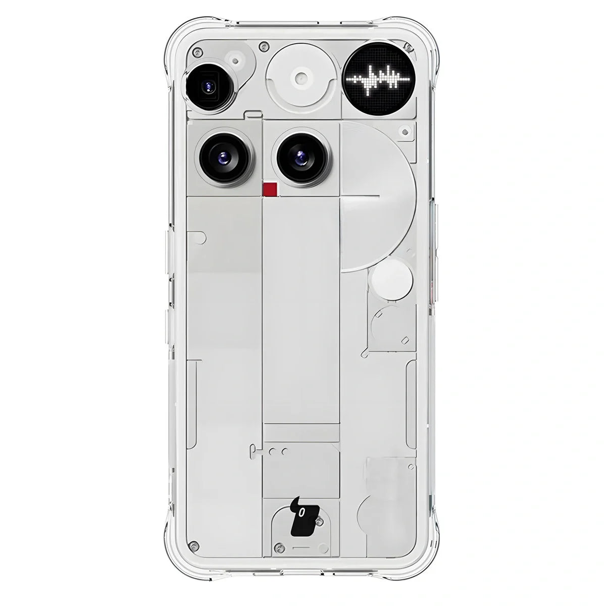 Flexible Handyhülle für Nothing Phone (3), Bizon Case Salpa, Transparent