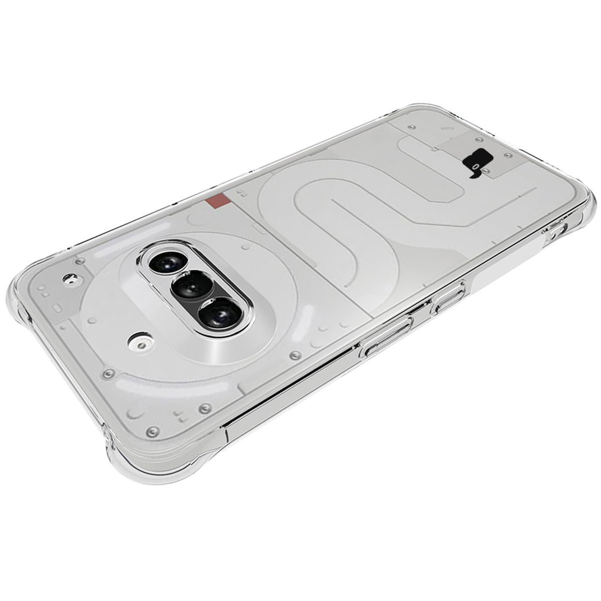 Flexible Handyhülle für Nothing Phone (3a), Bizon Case Salpa, Transparent