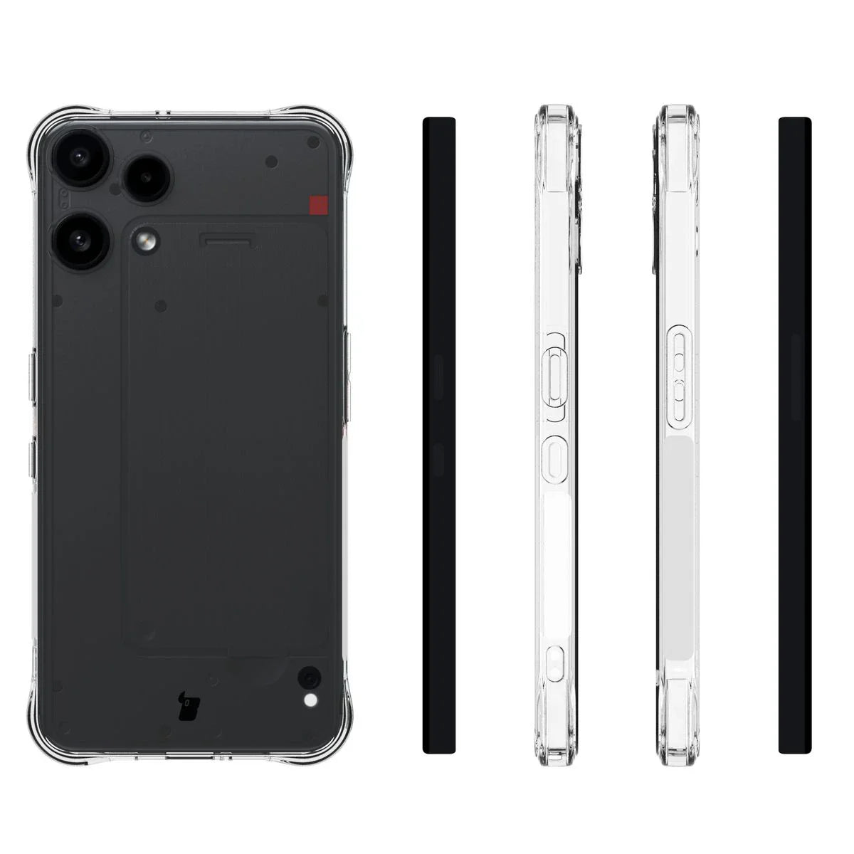 Flexible Handyhülle für Nothing Phone (3a) Lite, Bizon Case Salpa, Transparent