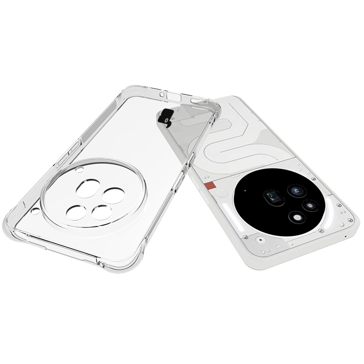 Flexible Handyhülle für Nothing Phone (3a) Pro, Bizon Case Salpa, Transparent
