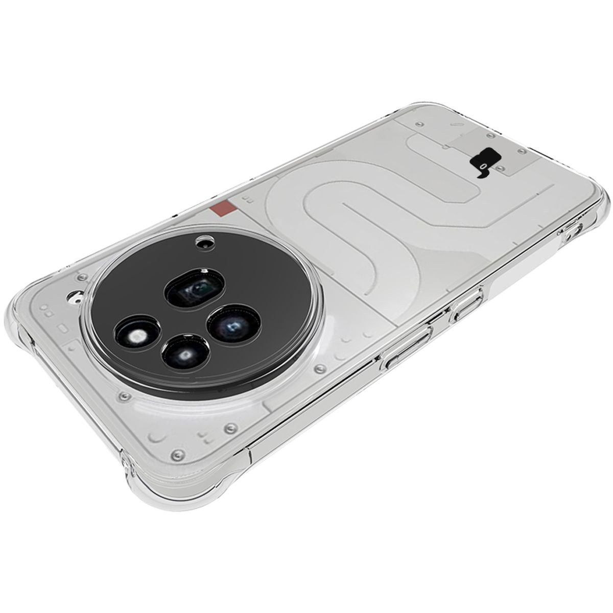 Flexible Handyhülle für Nothing Phone (3a) Pro, Bizon Case Salpa, Transparent
