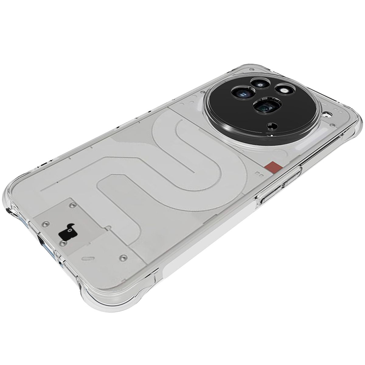 Flexible Handyhülle für Nothing Phone (3a) Pro, Bizon Case Salpa, Tran