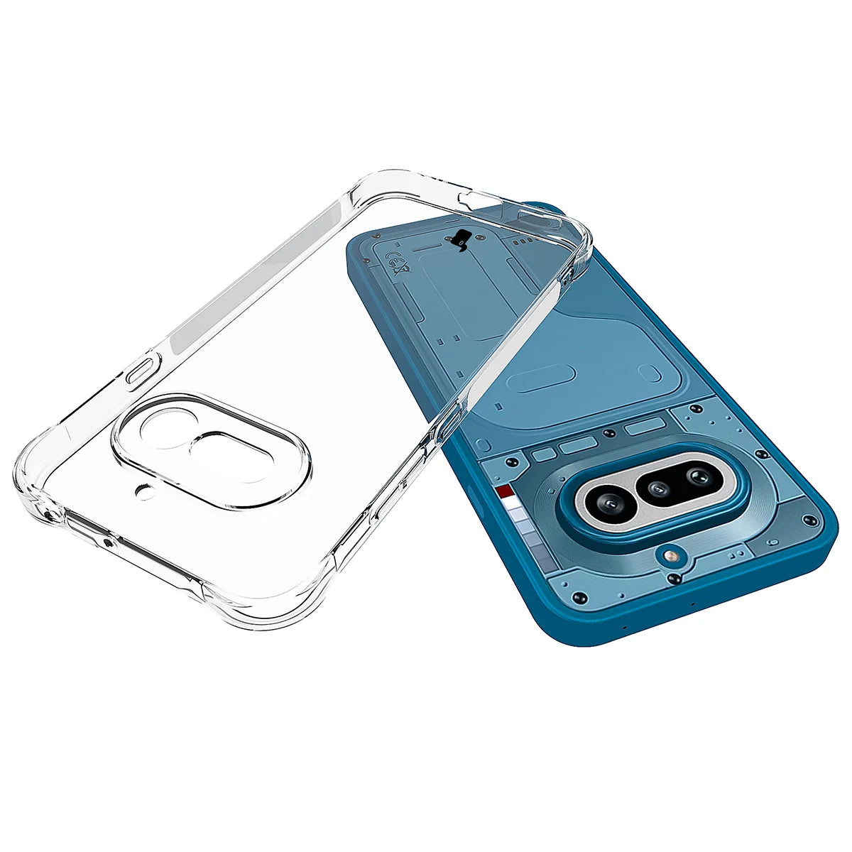 Flexible Handyhülle für Nothing Phone (4a), Bizon Case Salpa, Transparent