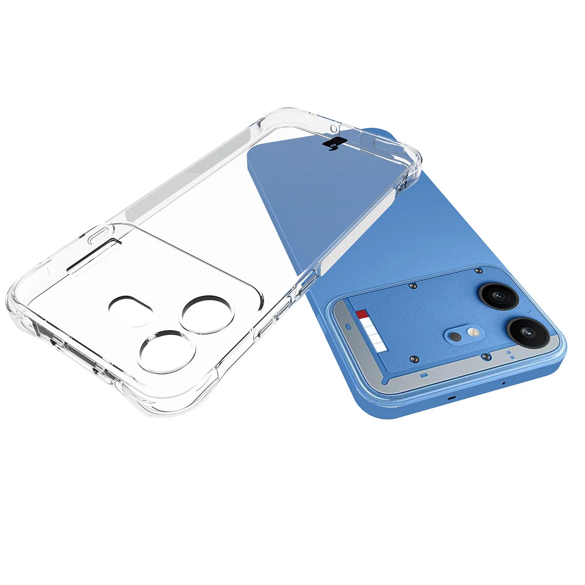 Flexible Handyhülle für Nothing Phone (4b), Bizon Case Salpa, Transparent