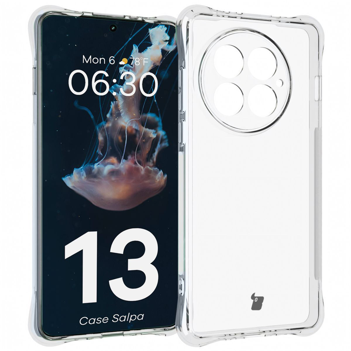 Flexible Handyhülle für OnePlus 13, Bizon Case Salpa, Transparent