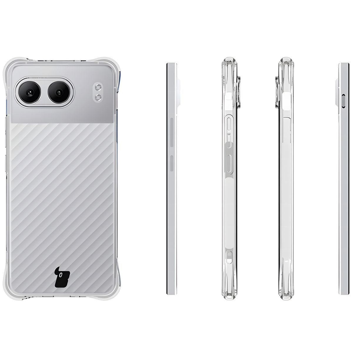 Flexible Handyhülle für OnePlus Nord 4, Bizon Case Salpa, Transparent