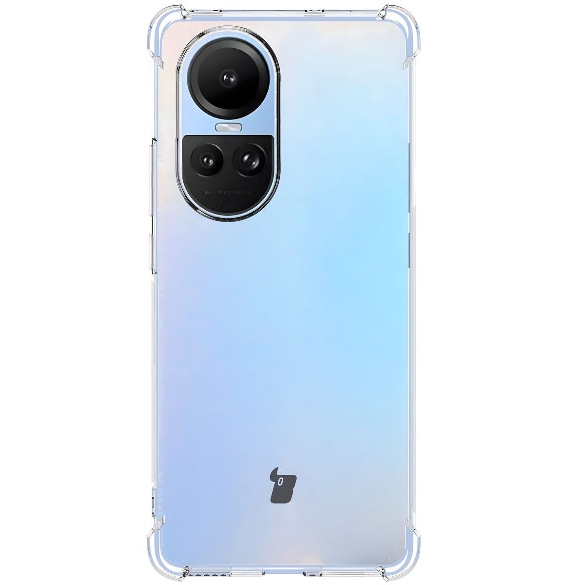Flexible Schutzhülle für Oppo Reno10, Bizon Case Salpa, Transparent