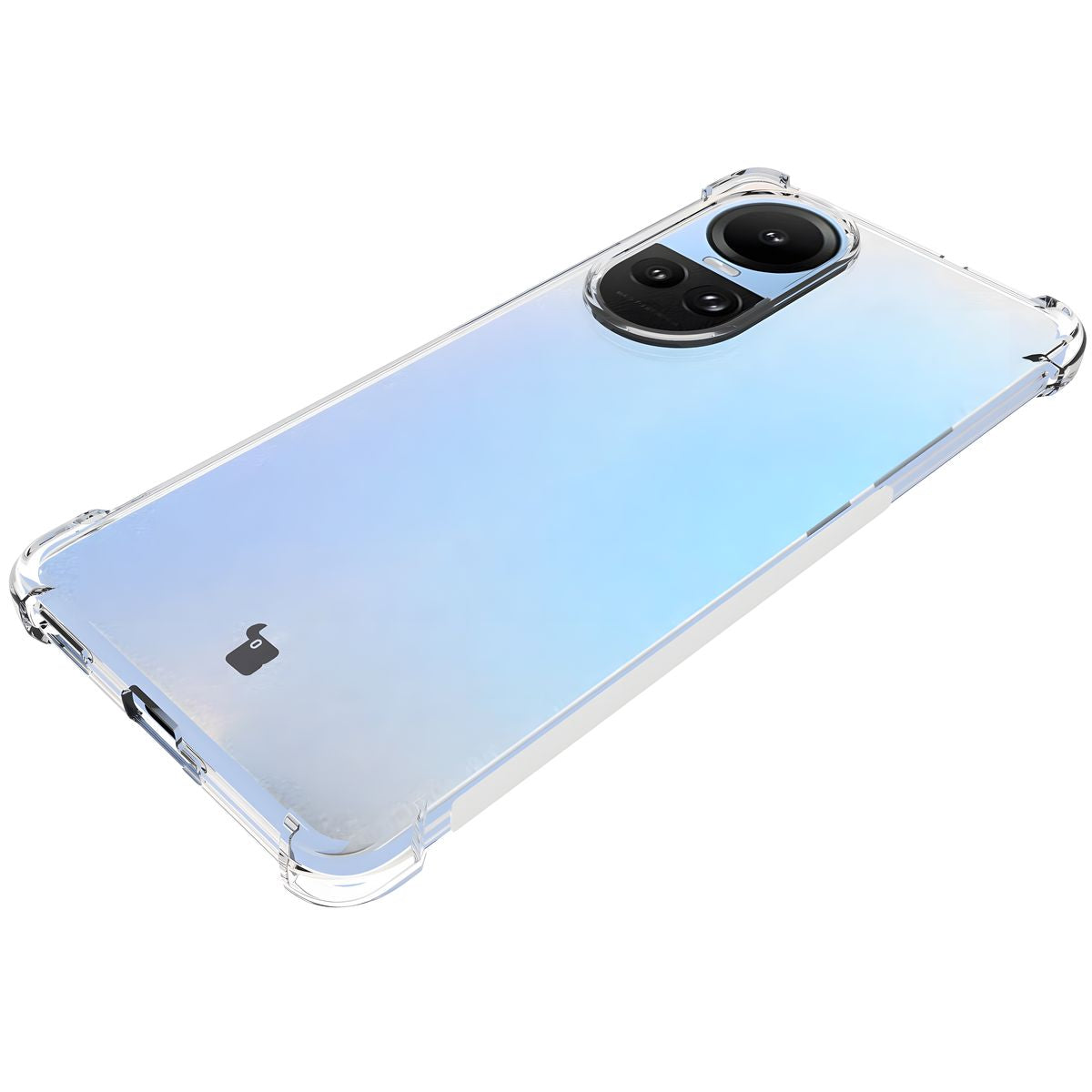 Flexible Schutzhülle für Oppo Reno10, Bizon Case Salpa, Transparent