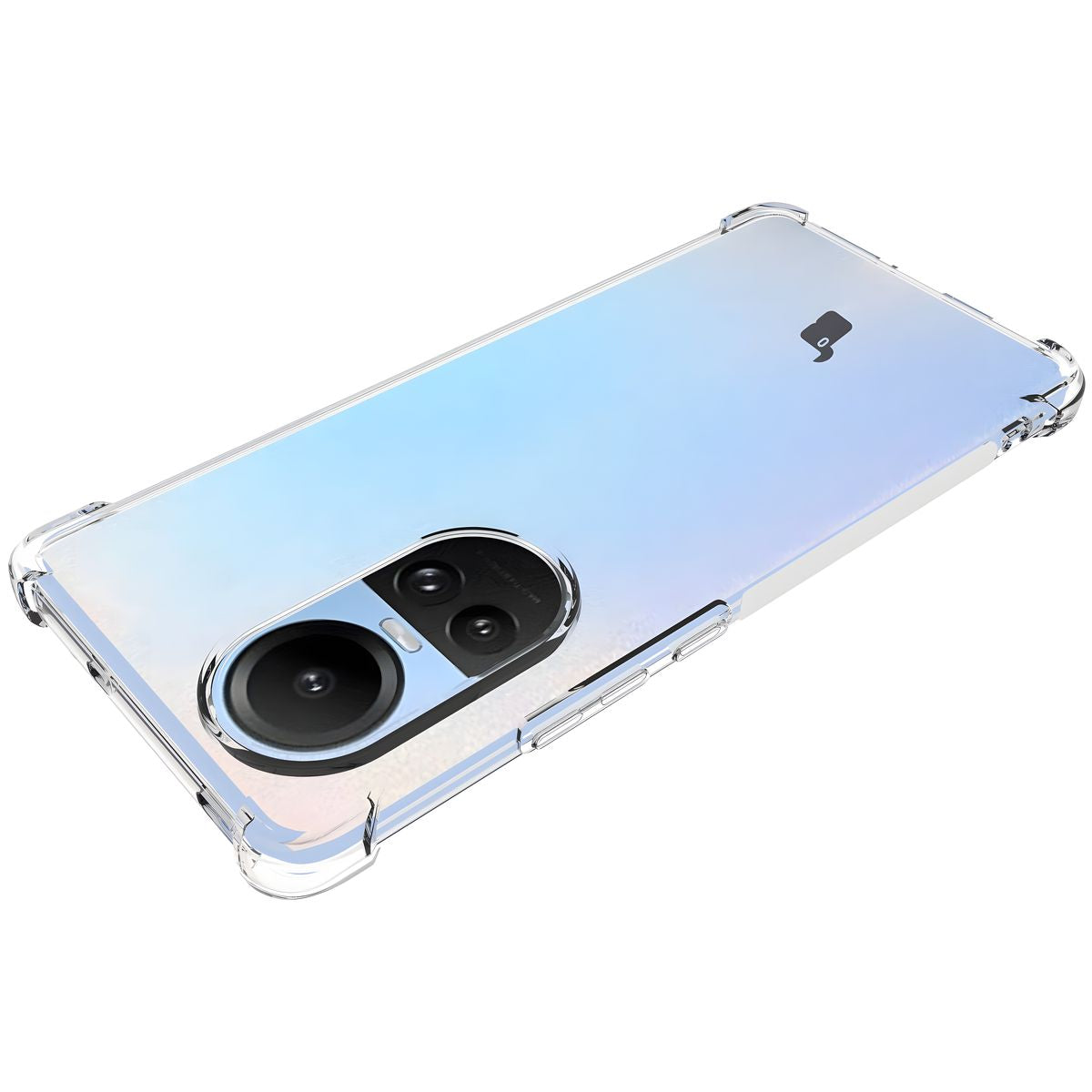 Flexible Schutzhülle für Oppo Reno10, Bizon Case Salpa, Transparent