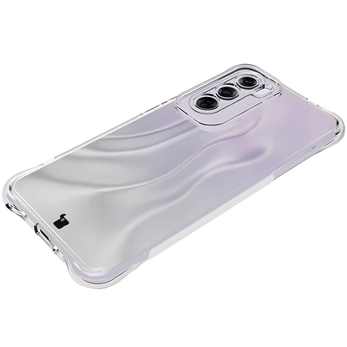 Flexible Handyhülle für Oppo Reno 12 Pro, Bizon Case Salpa, Transparent