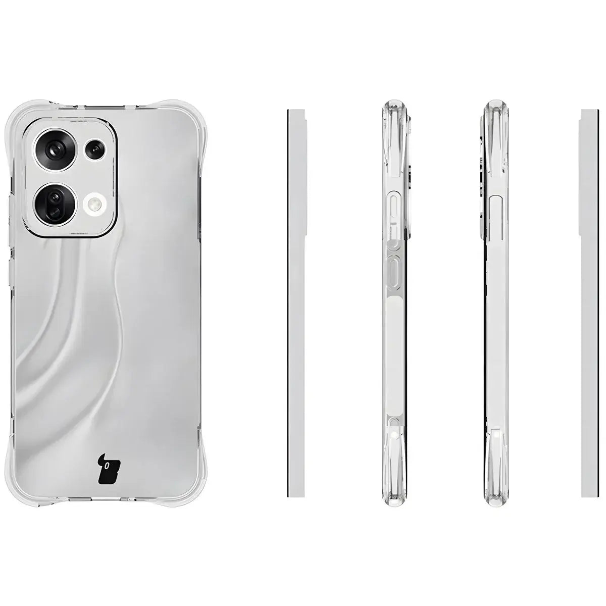 Flexible Handyhülle für Oppo Reno13, Bizon Case Salpa, Transparent