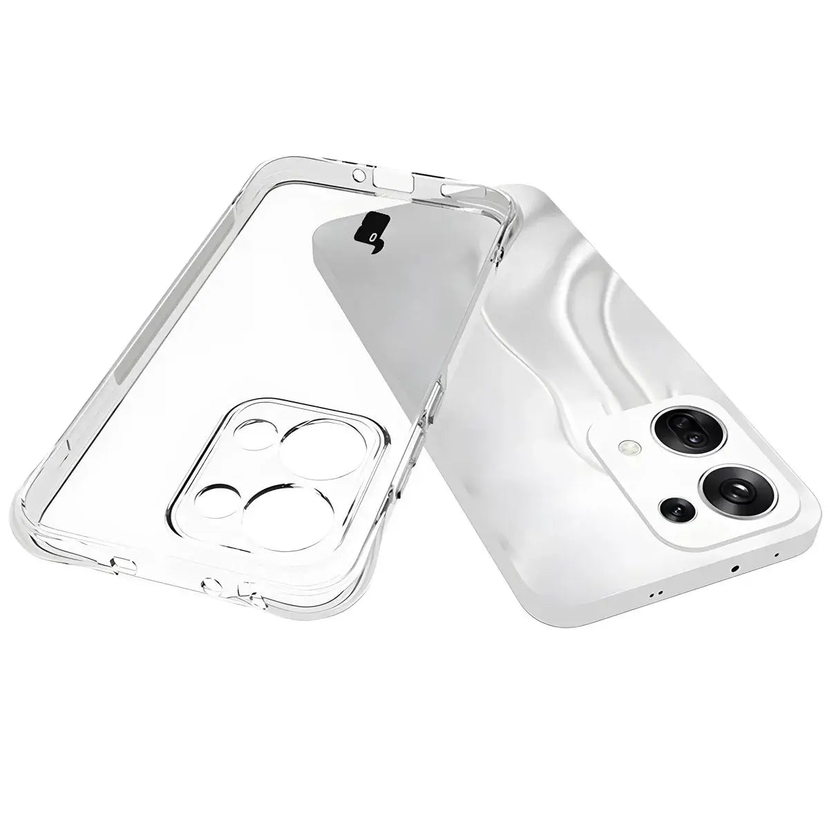 Flexible Handyhülle für Oppo Reno13, Bizon Case Salpa, Transparent