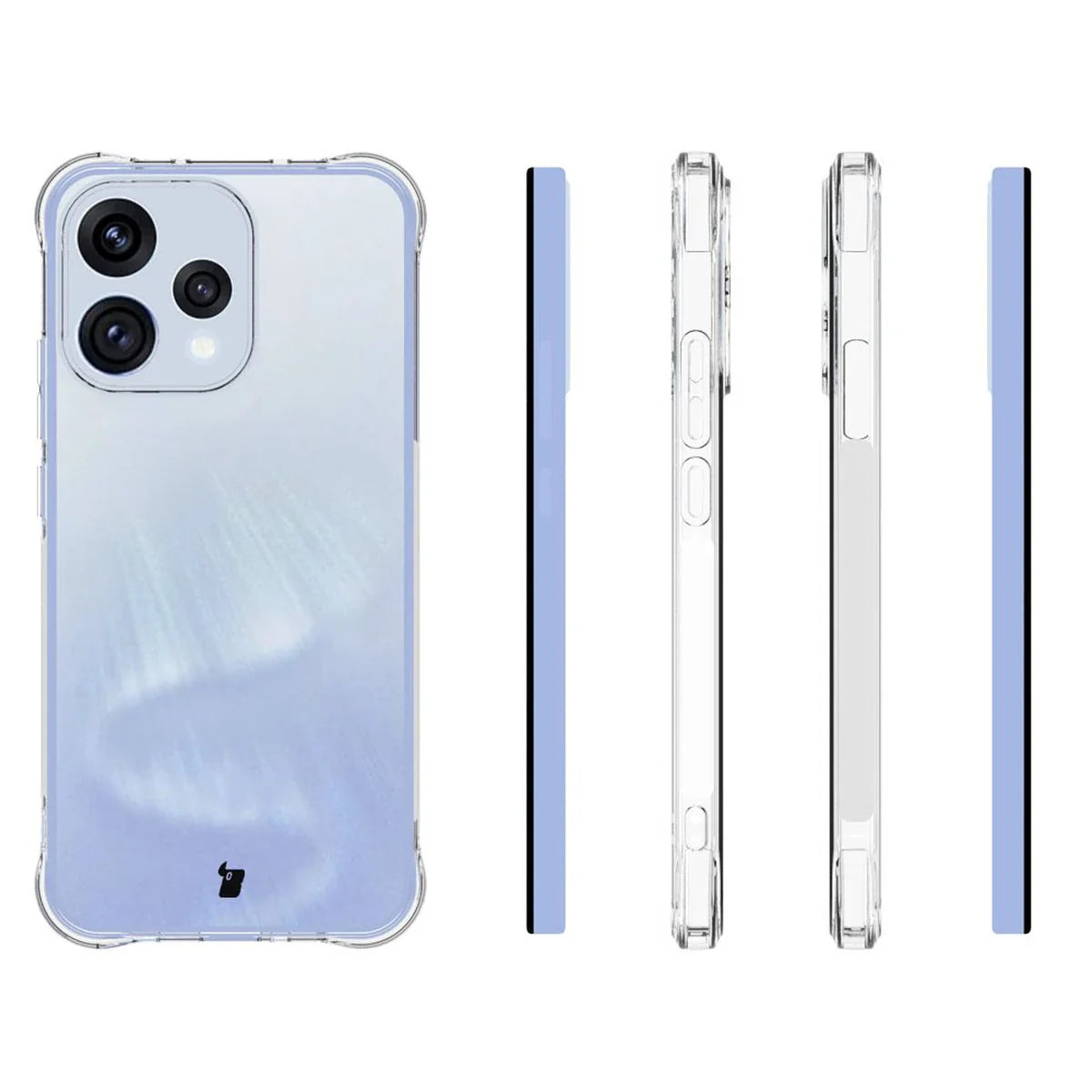 Flexible Handyhülle für Oppo Reno 15, Bizon Case Salpa, Transparent
