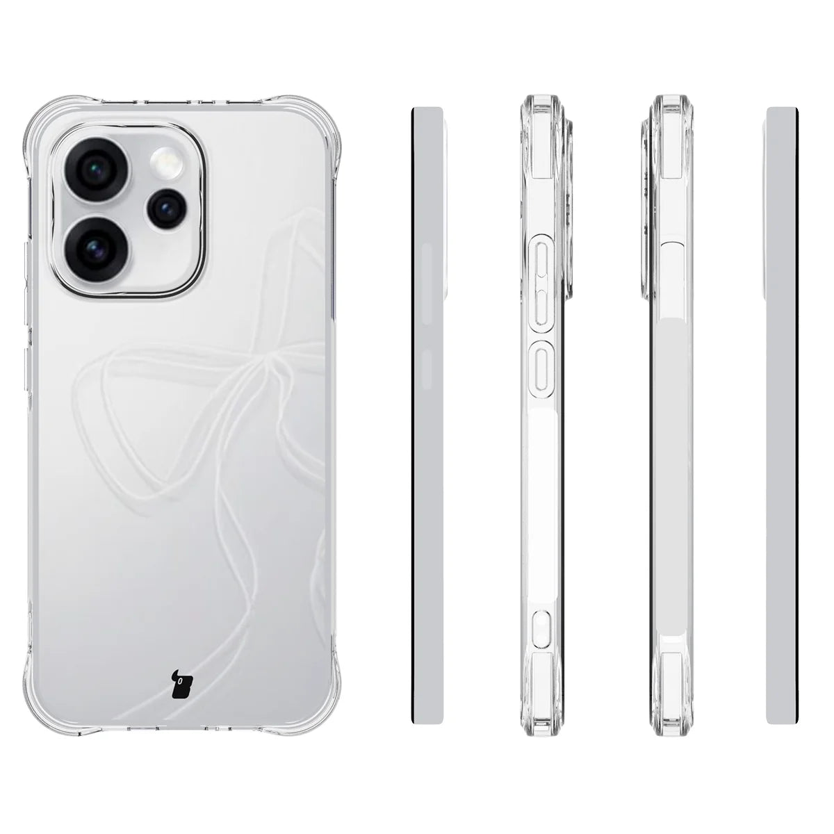 Flexible Handyhülle für Oppo Reno 15 Pro, Bizon Case Salpa, Transparent