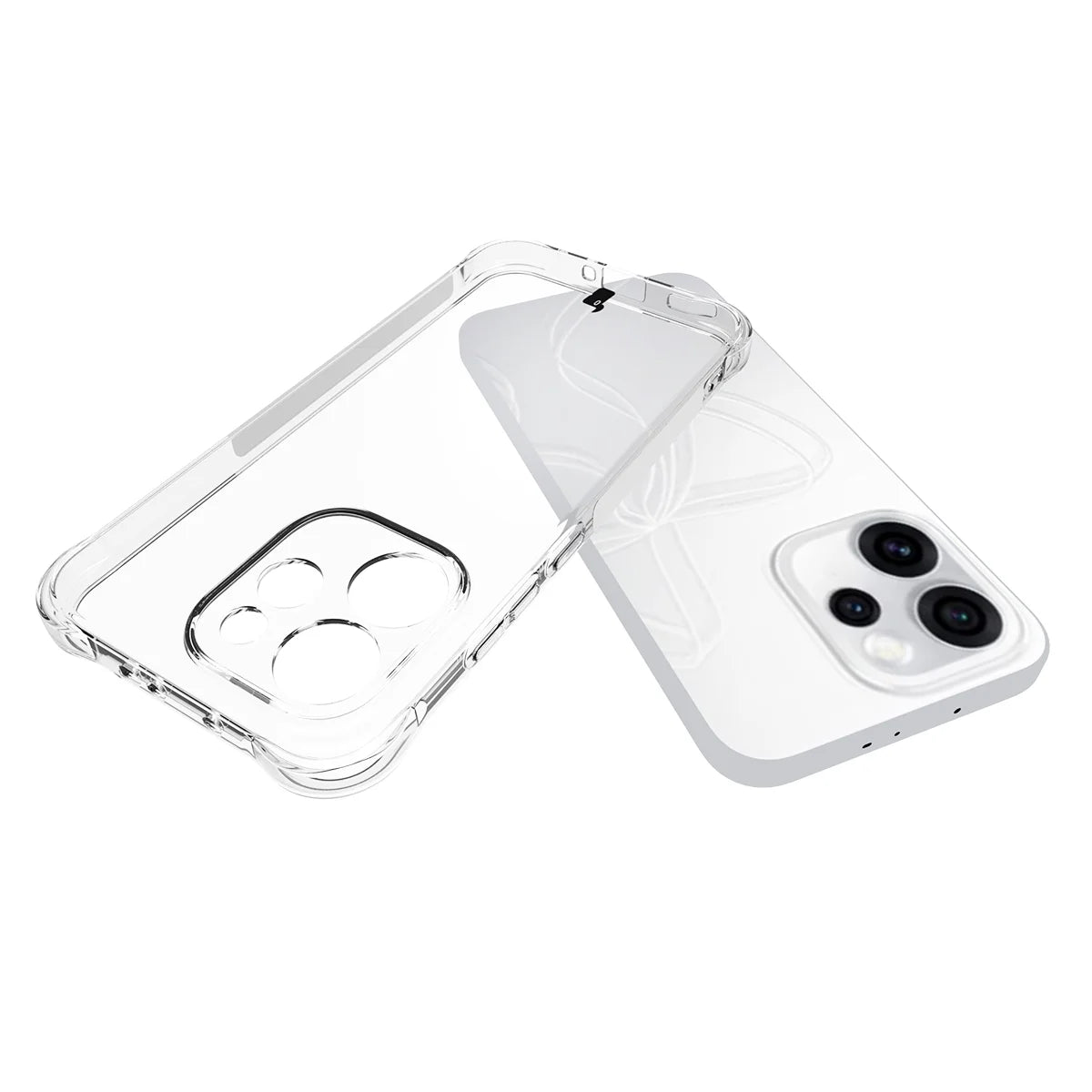 Flexible Handyhülle für Oppo Reno 15 Pro, Bizon Case Salpa, Transparent