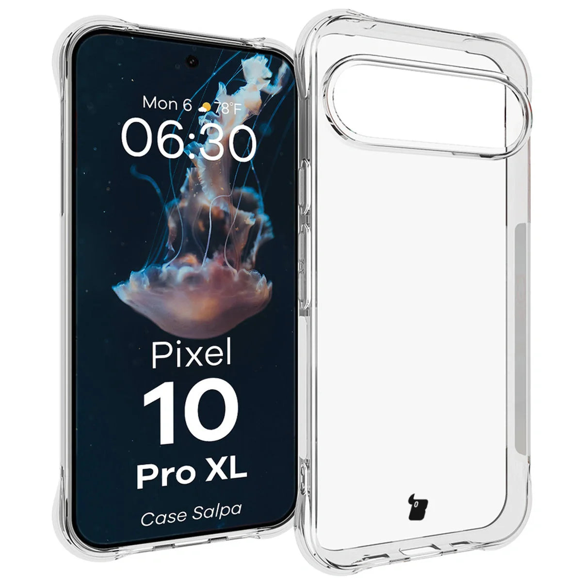 Flexible Handyhülle für Pixel 10 Pro XL, Bizon Case Salpa, Transparent