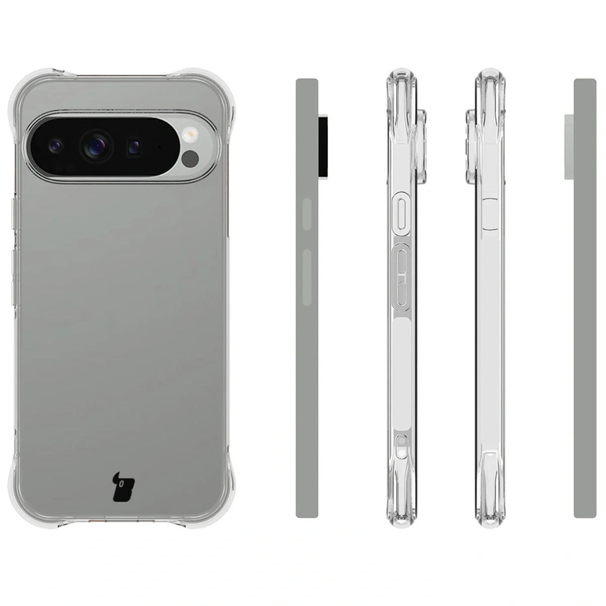 Flexible Handyhülle für Pixel 10 Pro XL, Bizon Case Salpa, Transparent