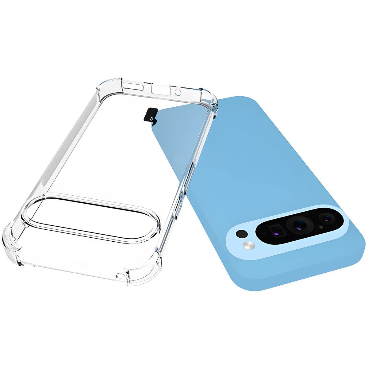 Schutzhülle für Google Pixel 9 / 9 Pro, Bizon Case Salpa, Transparent