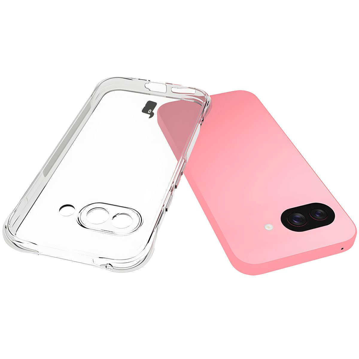 Flexible Handyhülle für Google Pixel 9a, Bizon Case Salpa, Transparent