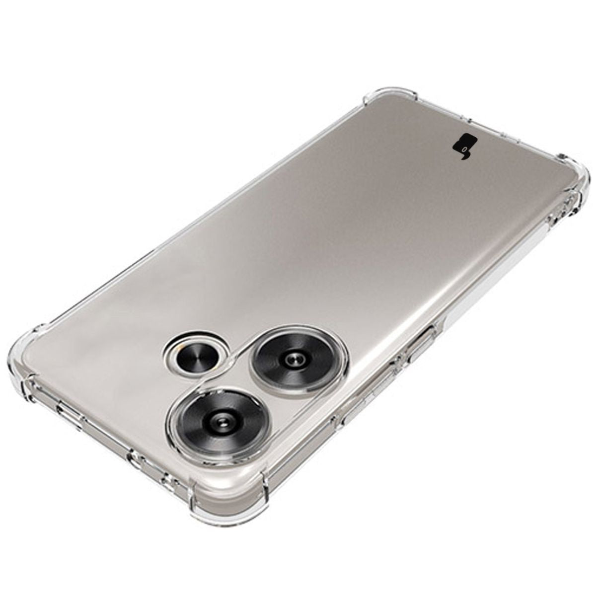 Flexible Handyhülle für Xiaomi Poco F6, Bizon Case Salpa, Transparent