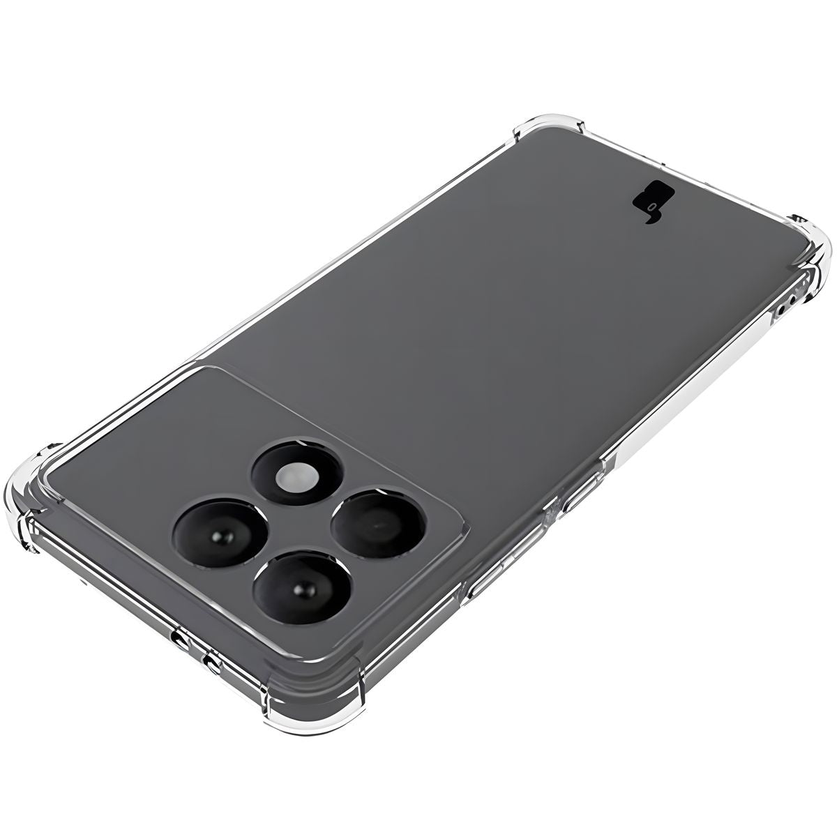 Flexible Handyhülle für Xiaomi Poco F6 Pro, Bizon Case Salpa, Transparent