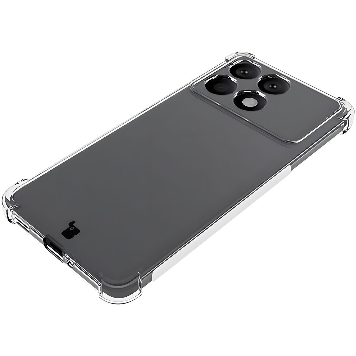 Flexible Handyhülle für Xiaomi Poco F6 Pro, Bizon Case Salpa, Transparent