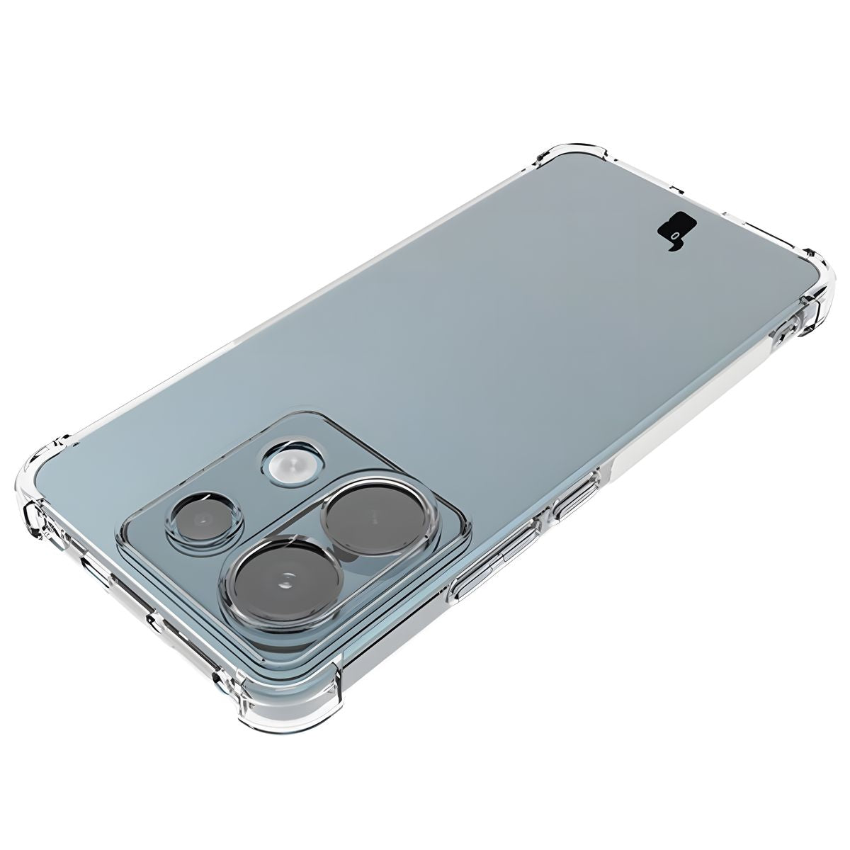 Flexible Schutzhülle für Xiaomi Poco X6 / Xiaomi Redmi Note 13 Pro 5G, Bizon Case Salpa, Transparent