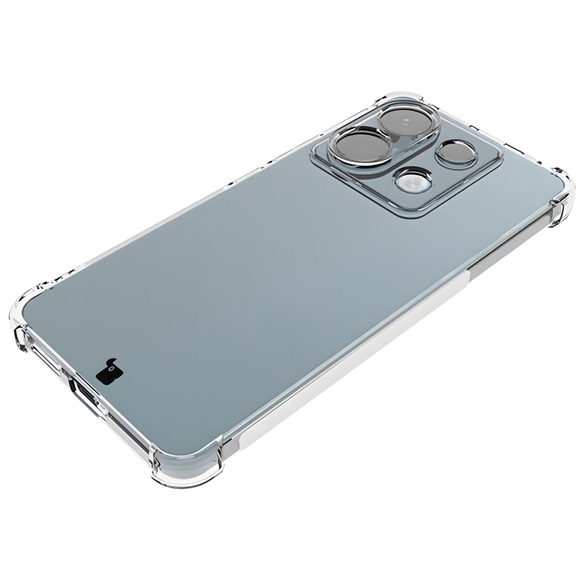 Flexible Schutzhülle für Xiaomi Poco X6 / Xiaomi Redmi Note 13 Pro 5G, Bizon Case Salpa, Transparent