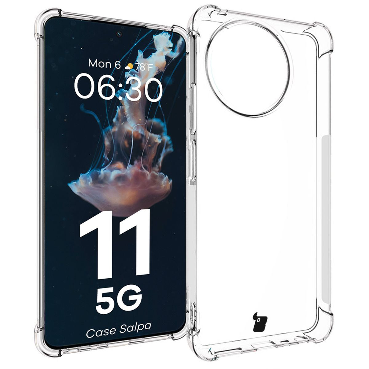 Flexible Schutzhülle für Realme 11 5G, Bizon Case Salpa, Transparent