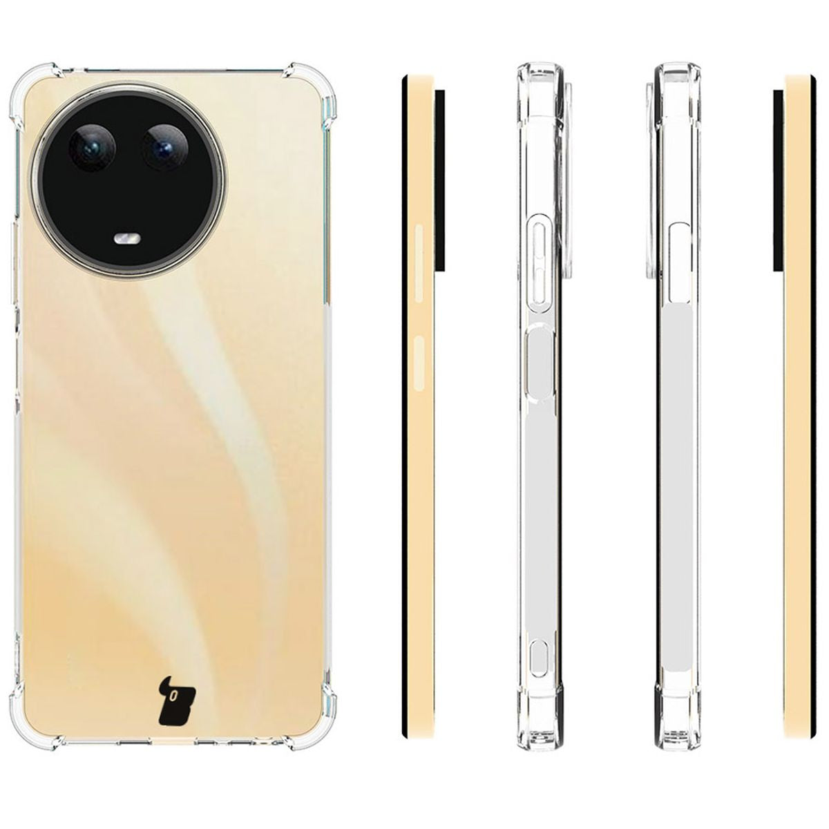 Flexible Schutzhülle für Realme 11 5G, Bizon Case Salpa, Transparent