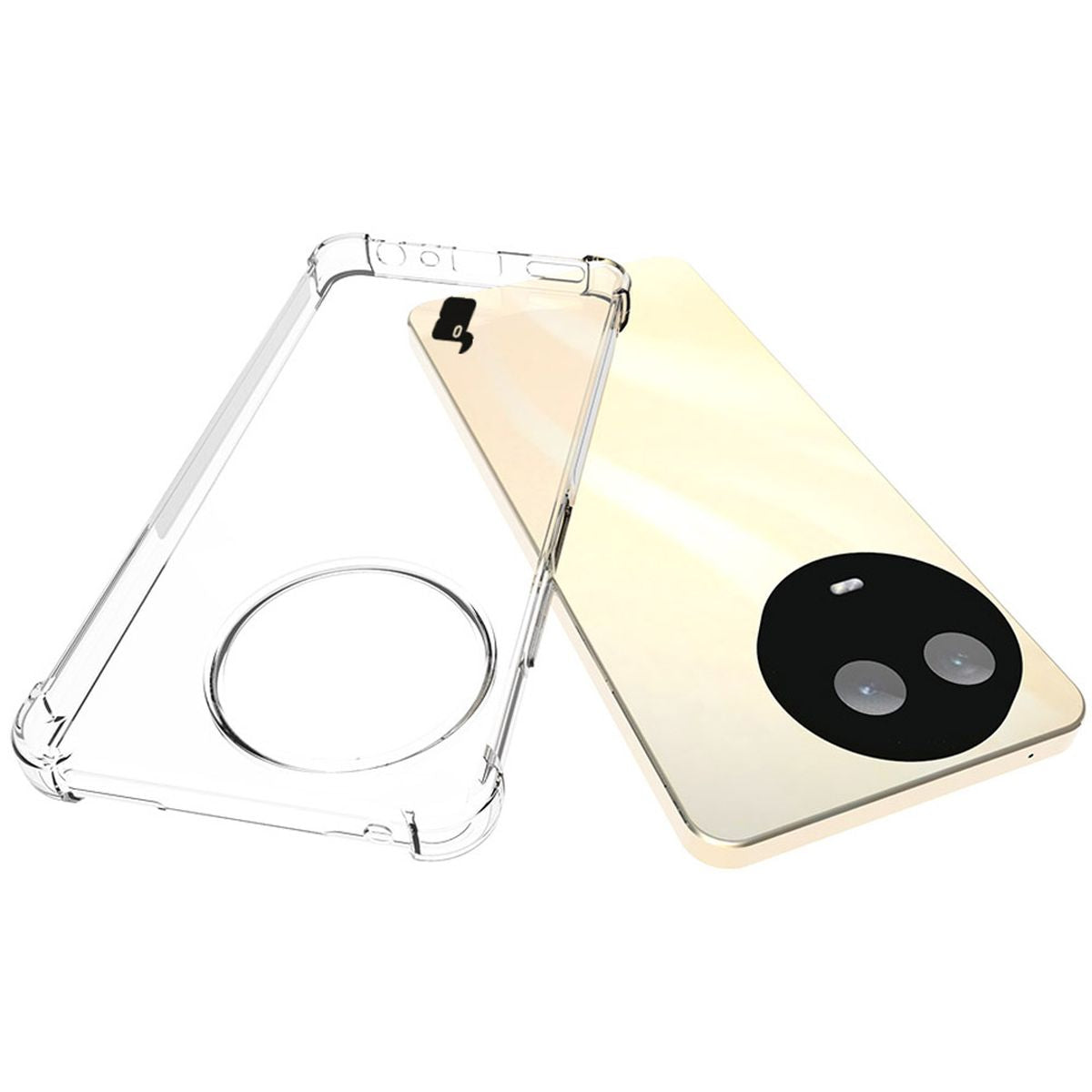 Flexible Schutzhülle für Realme 11 5G, Bizon Case Salpa, Transparent