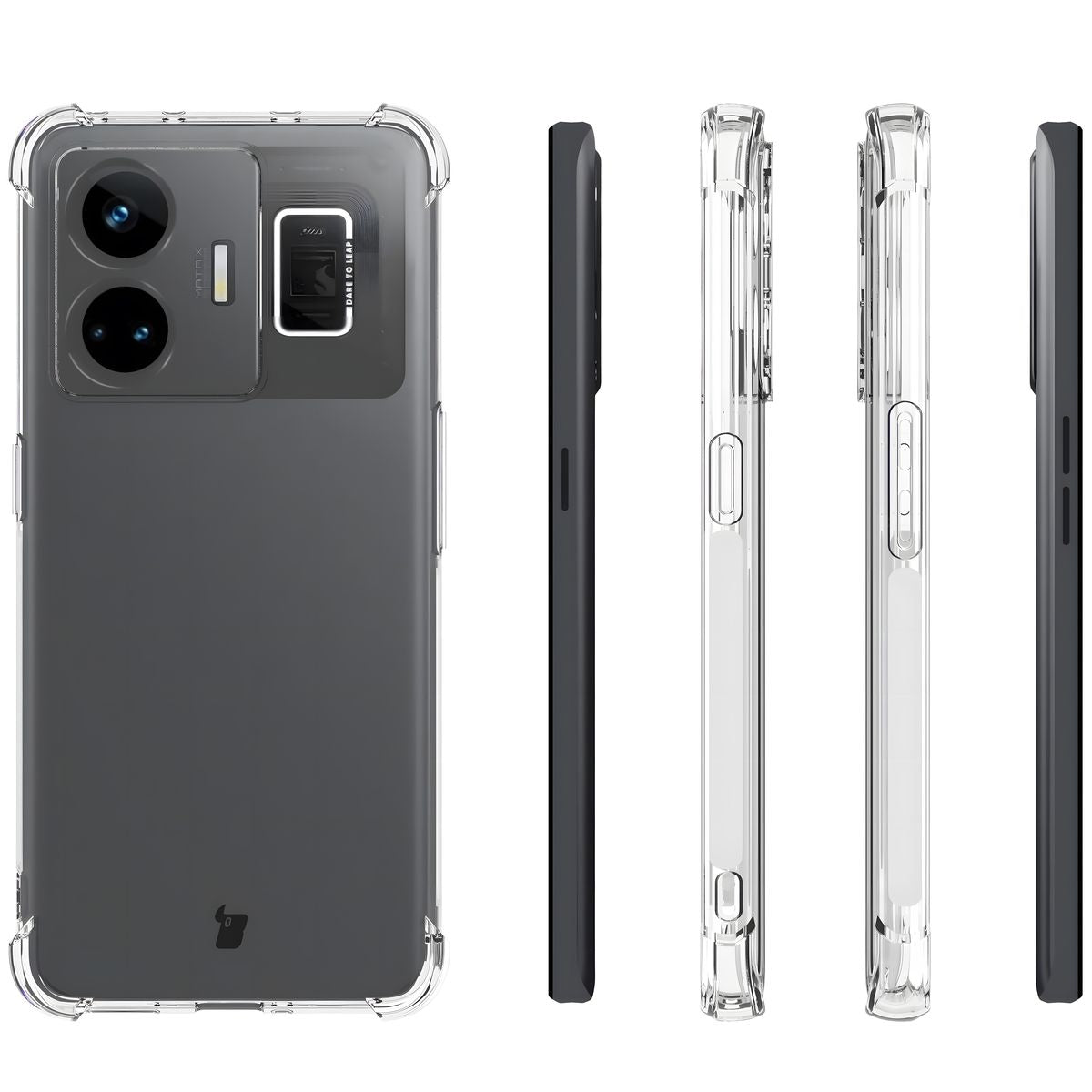 Flexible Schutzhülle für Realme GT3, Bizon Case Salpa, Transparent