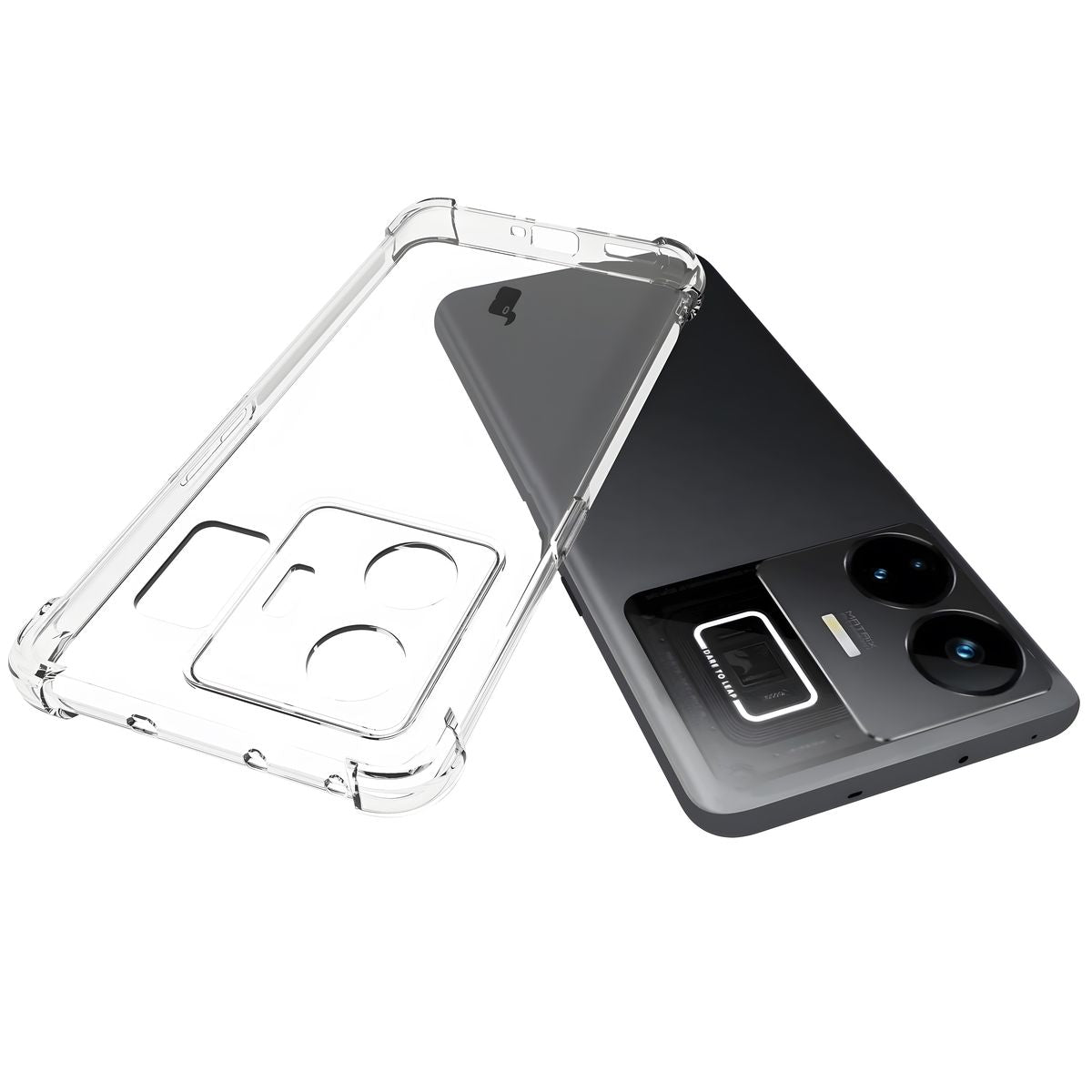 Flexible Schutzhülle für Realme GT3, Bizon Case Salpa, Transparent