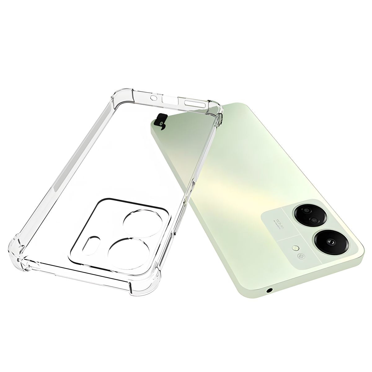 Flexible Schutzhülle für Xiaomi Redmi 13C / Xiaomi Poco C65, Bizon Case Salpa, Transparent