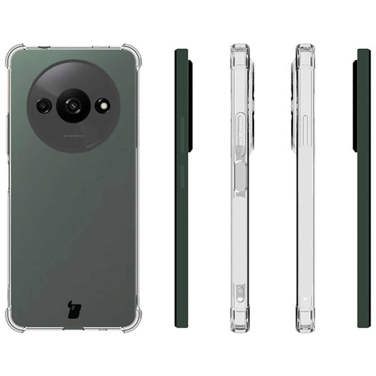 Flexible Schutzhülle für Xiaomi Redmi A3 4G, Bizon Case Salpa, Transparent