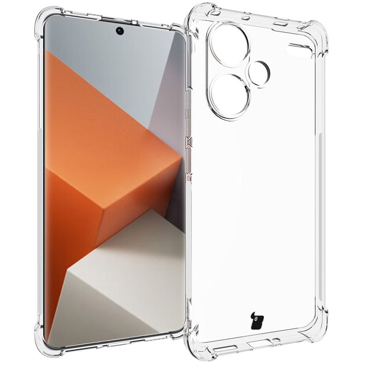 Flexible Schutzhülle für Xiaomi Redmi Note 13 Pro+ 5G, Bizon Case Salpa, Transparent