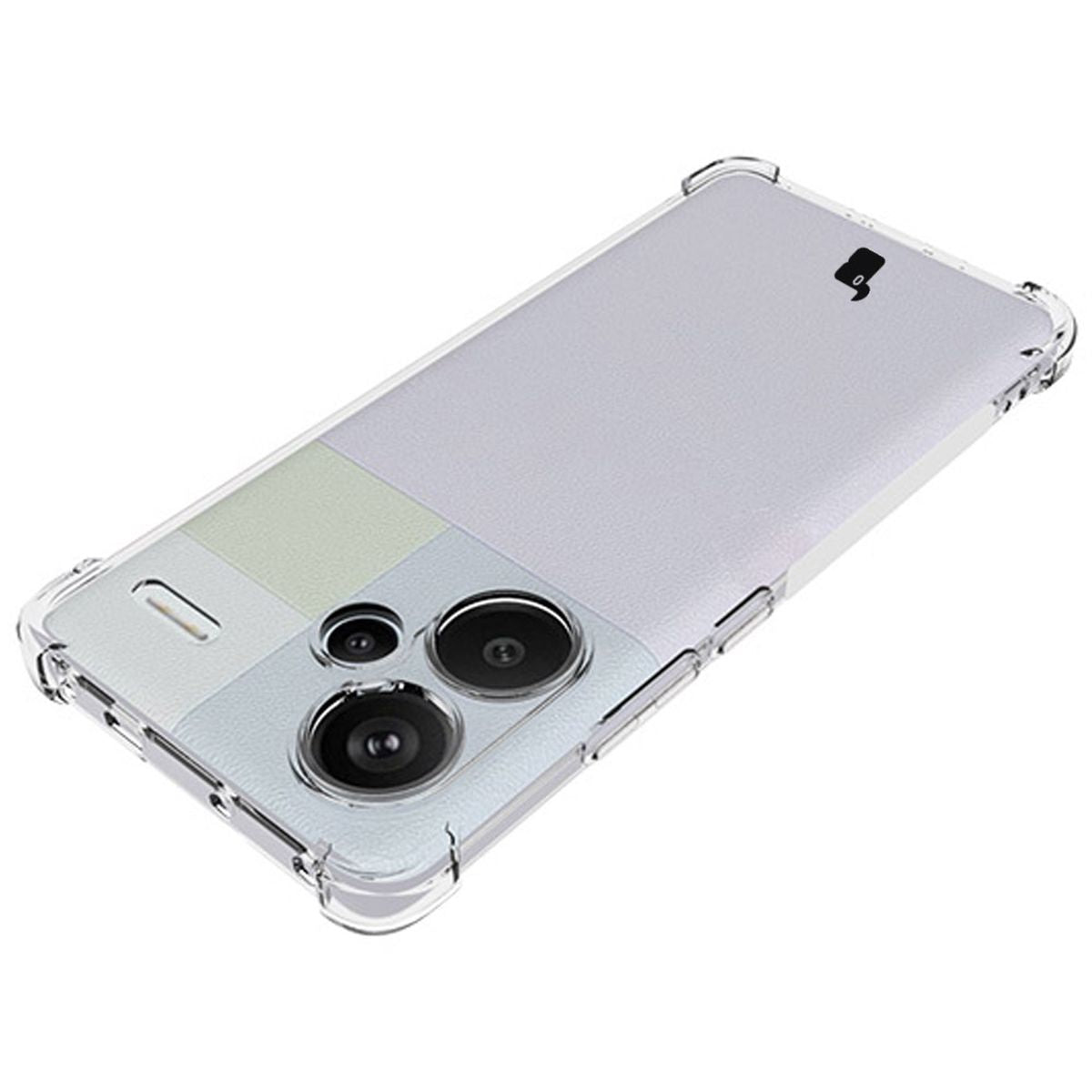 Flexible Schutzhülle für Xiaomi Redmi Note 13 Pro+ 5G, Bizon Case Salpa, Transparent