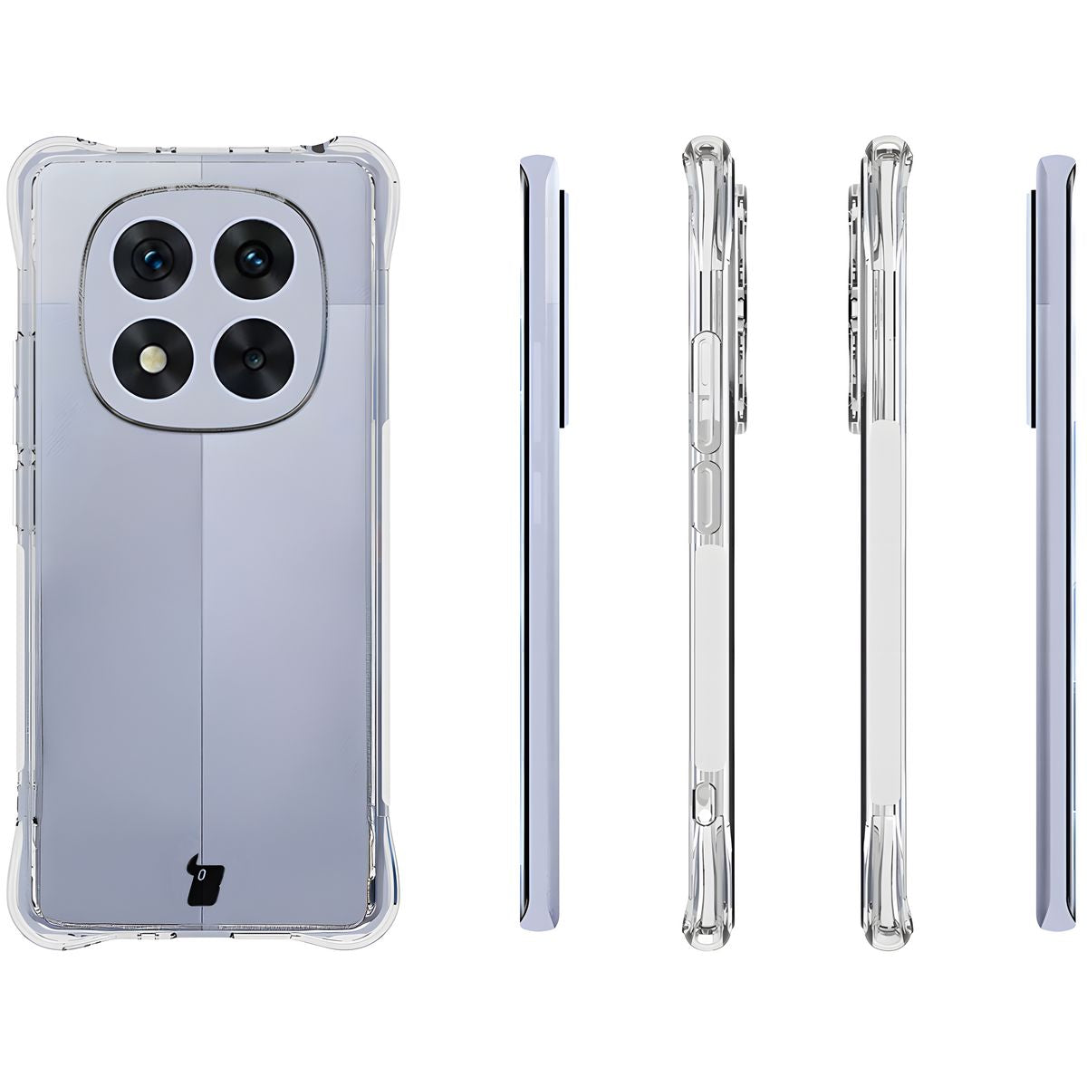 Flexible Handyhülle für Xiaomi Redmi Note 14 Pro 4G, Bizon Case Salpa, Transparent