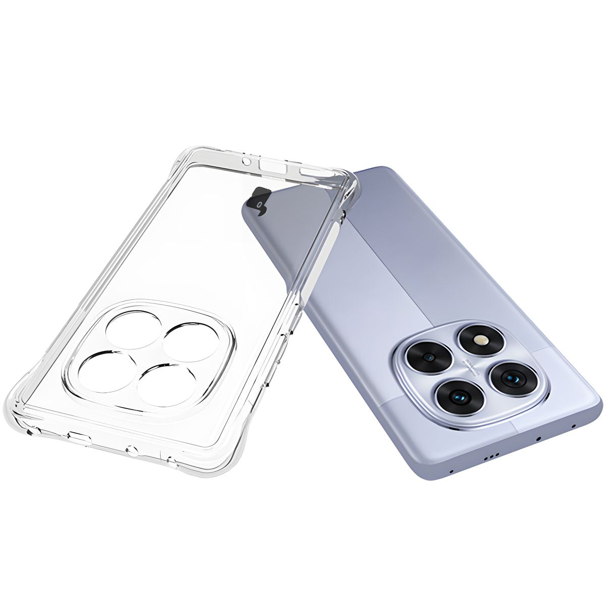 Flexible Handyhülle für Xiaomi Redmi Note 14 Pro 5G / Poco X7, Bizon Case Salpa, Transparent