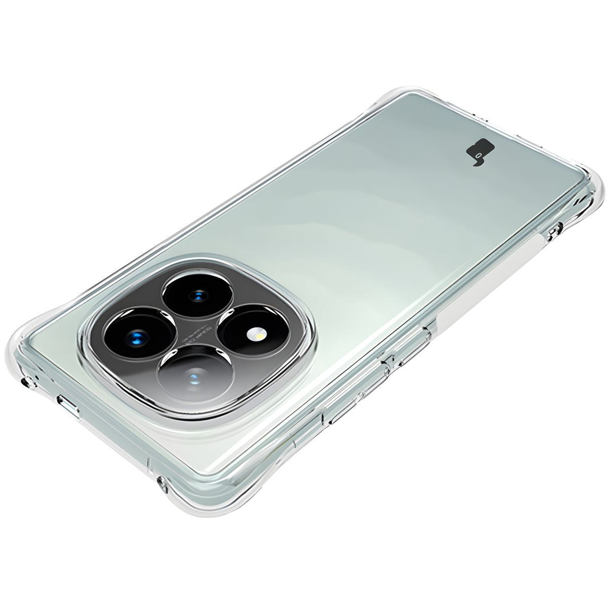 Flexible Handyhülle für Xiaomi Redmi Note 14 Pro+ 5G, Bizon Case Salpa, Transparent