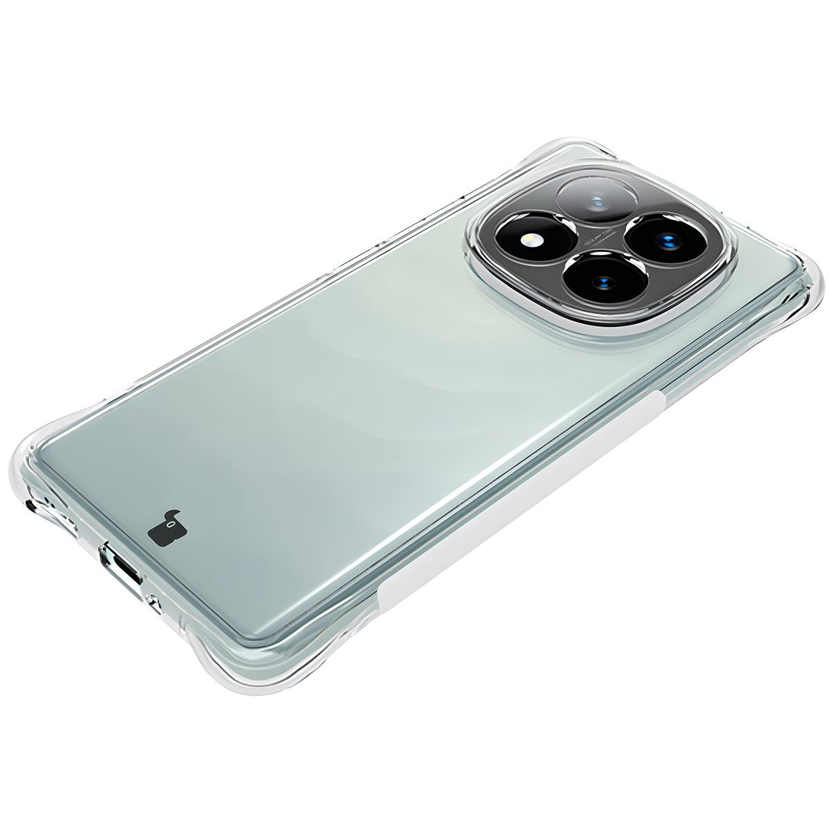 Flexible Handyhülle für Xiaomi Redmi Note 14 Pro+ 5G, Bizon Case Salpa, Transparent