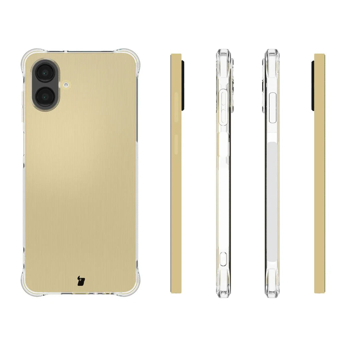 Flexible Handyhülle für Galaxy A07 4G, Bizon Case Salpa, Transparent