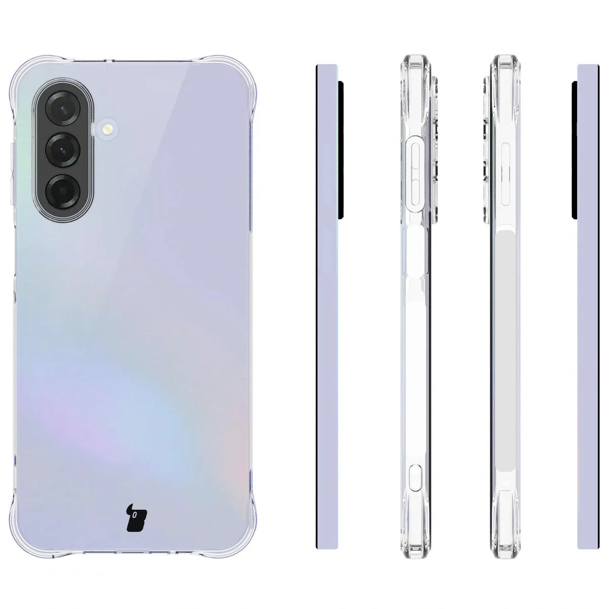 Flexible Handyhülle für Galaxy A17 5G, Bizon Case Salpa, Transparent